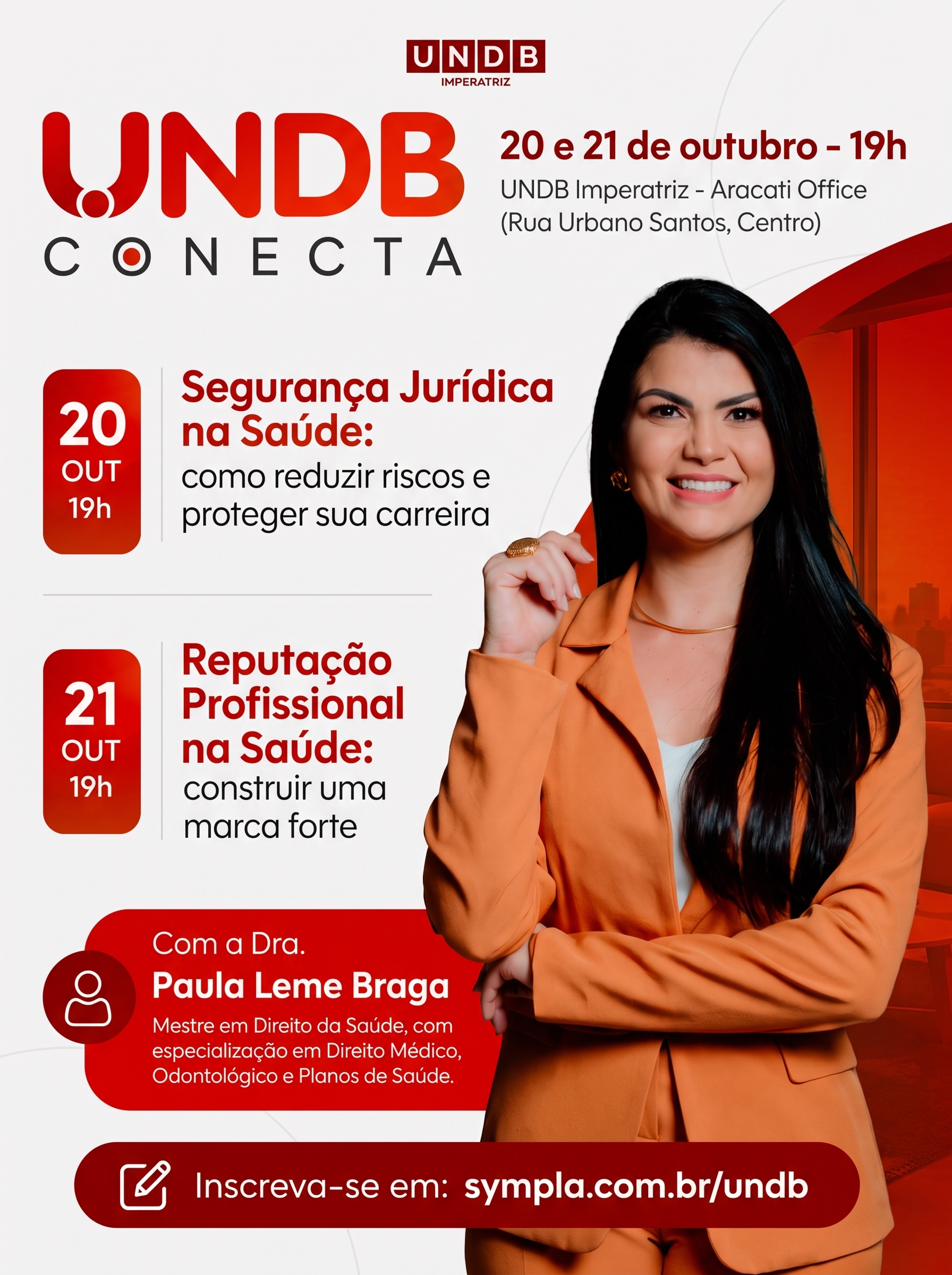 UNDB Conecta – Segurança Jurídica na Saúde: como reduzir riscos e proteger sua carreira